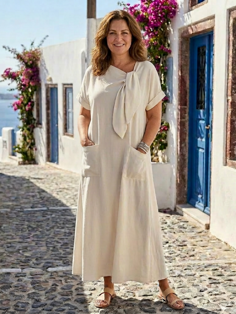 Elowyn – Women's Pocket Maxi Dress | Huna