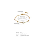 Febbie Hearts in Line Bracelet – Subtle Sparkle & Feminine Charm | Huna Jewelry