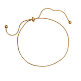 Gold-Plated Adjustable Anklet for Women - Waterproof, Hypoallergenic Minimalist Jewelry