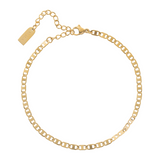 Gold-Plated Anchor Anklet for Women - Waterproof, Hypoallergenic, Minimalist Design