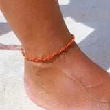Gold-Plated Anklet for Women - Waterproof, Hypoallergenic, Dainty Design