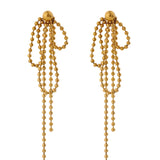 Cosette Bead Tassel Earrings – Trendy & Elegant | Huna Jewelry