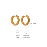 Jane Star Hoop Earrings – Small, Waterproof & Elegant Design | Huna Jewelry