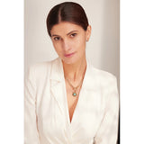 Georgia Sun Pendant Necklace – 18K Gold Cuban Chain | Huna Jewelry