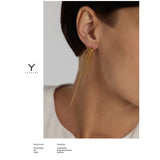Cosette Bead Tassel Earrings – Trendy & Elegant | Huna Jewelry
