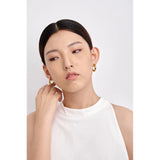 Kayla Minimalist Round Hoop Earrings – Sleek Hollow Design for Everyday Style | Huna Jewelry