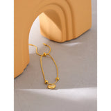 Penelope Dainty Heart Charm Bracelet – Shell Inlay, Adjustable | Huna Jewelry