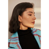 Irie Square Hoop Earrings – Modern Minimalist Statement Jewelry | Huna Jewelry