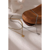 Sadie Layered Pendant Necklace – Textured Gold Statement Jewelry | Huna Jewelry