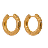 Jane Star Hoop Earrings – Small, Waterproof & Elegant Design | Huna Jewelry