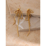 Cosette Bead Tassel Earrings – Trendy & Elegant | Huna Jewelry