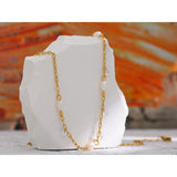 Madison Natural Pearl & Cubic Zirconia Necklace – Timeless Elegant Jewelry | Huna Jewelry