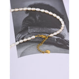 Oona Pearl Moon Necklace – Elegant & Timeless Piece | Huna Jewelry