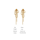 Cosette Bead Tassel Earrings – Trendy & Elegant | Huna Jewelry