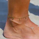 Huna Jewelry - Rainbow Anklet - Waterproof & Hypoallergenic Stainless Steel