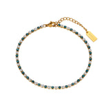 Isla - Gold-Plated Stainless Steel Anklet with Adjustable Length