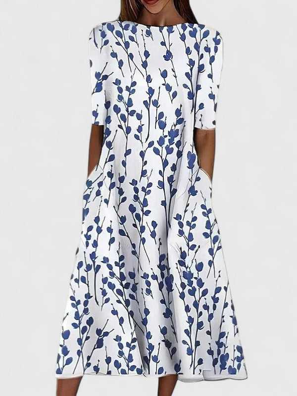 The Karelieth – Women's Sophisticated Midi Dress | Huna