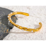 Kath Luna Pearl Cuff – Delicate & Contemporary Elegance | Huna Jewelry