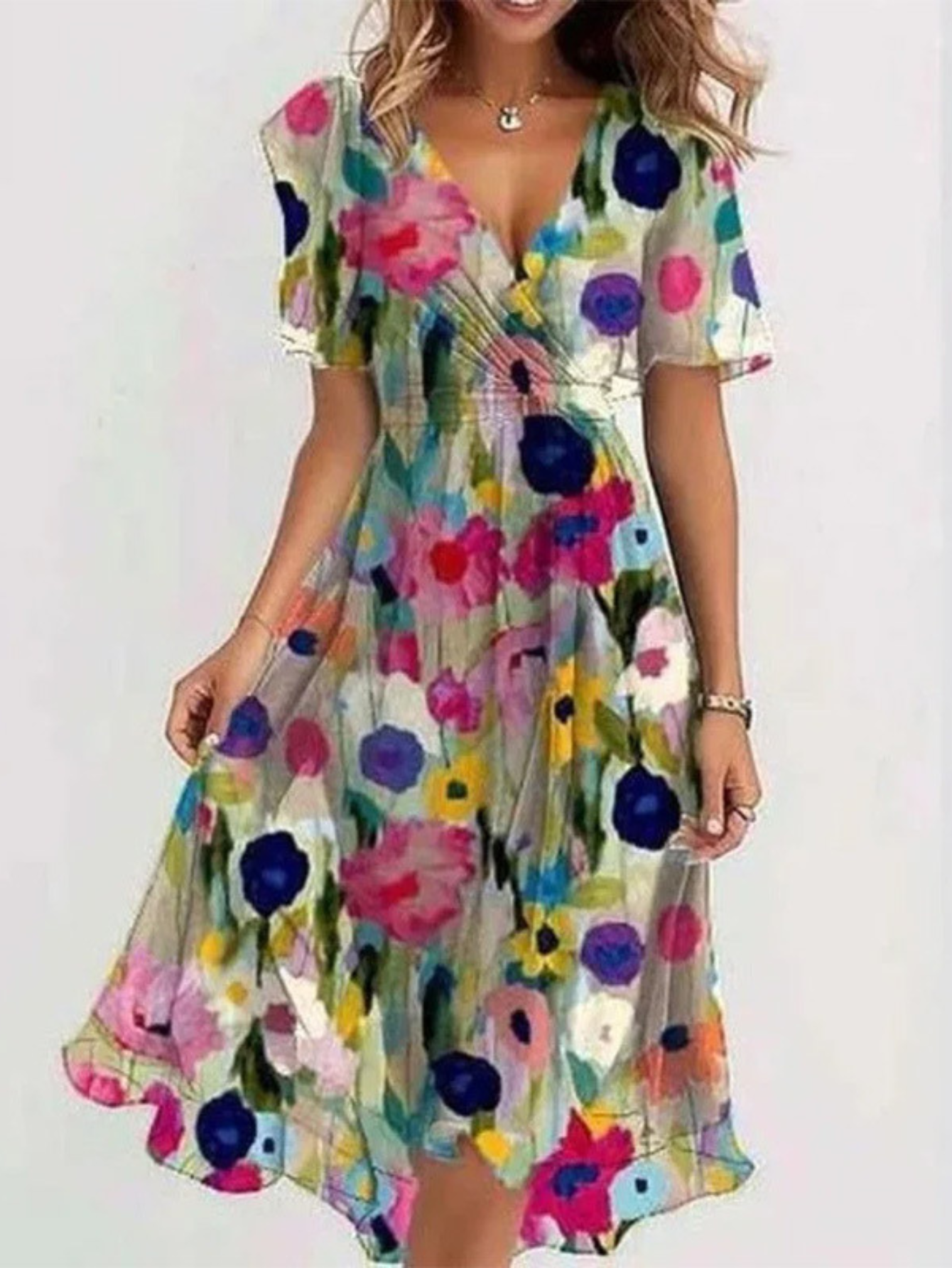 The Sable – Boho Midi Dress