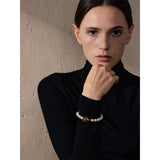Lindy Luna Beads Bracelet – Classic Pearlescent Elegance | Huna Jewelry