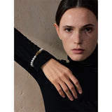 Lindy Luna Beads Bracelet – Classic Pearlescent Elegance | Huna Jewelry