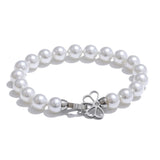 Lindy Luna Beads Bracelet – Classic Pearlescent Elegance | Huna Jewelry