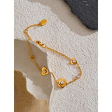 Lou Flora Spark Bracelet – Delicate Blooms & Subtle Shine | Huna Jewelry