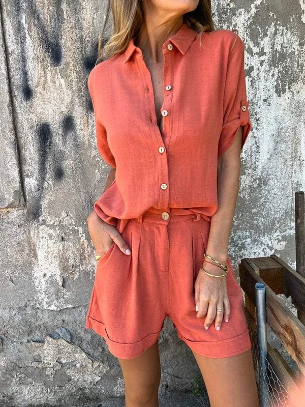 Maya | Linen Blend Two-Piece Set
