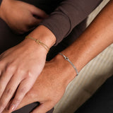 Minimalist 18K Gold-Plated Adjustable Bracelet - Waterproof & Hypoallergenic Jewelry