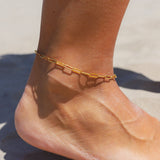 Minimalist Gold Anklet for Women - Waterproof, Hypoallergenic & Durable
