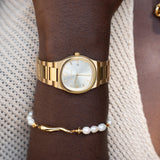 Minimalist Jewelry - Gold-Plated Waterproof Earrings & Dainty Rings Set