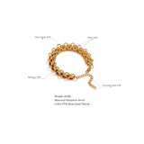 Nica Charm Link Chain Bracelet – Adjustable & Modern | Huna Jewelry