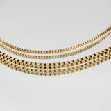 Box Chain Necklace – 18K Gold-Plated Minimalist Chain | Huna Jewelry