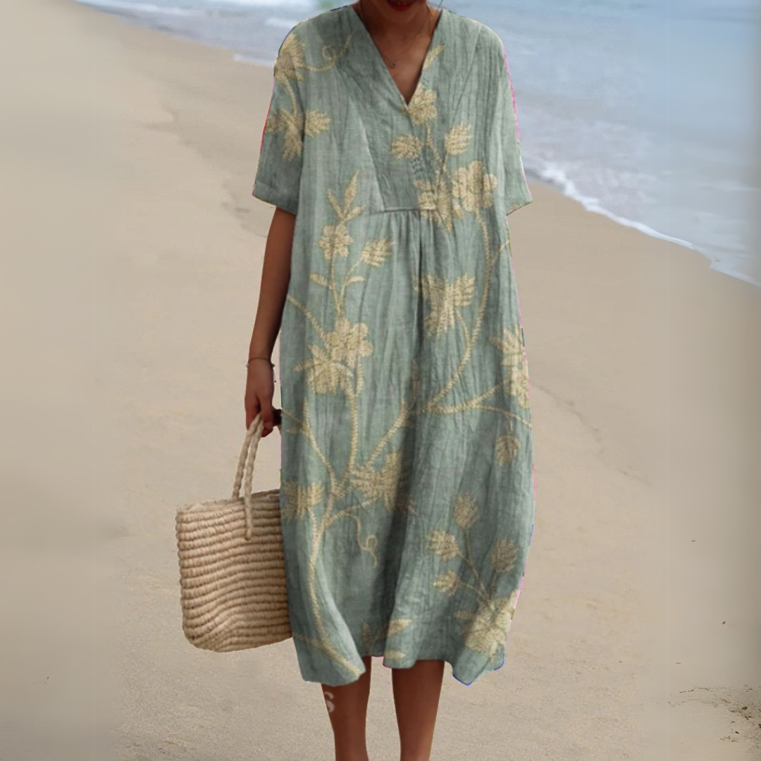 The Orla – Elegant Floral Day Dress