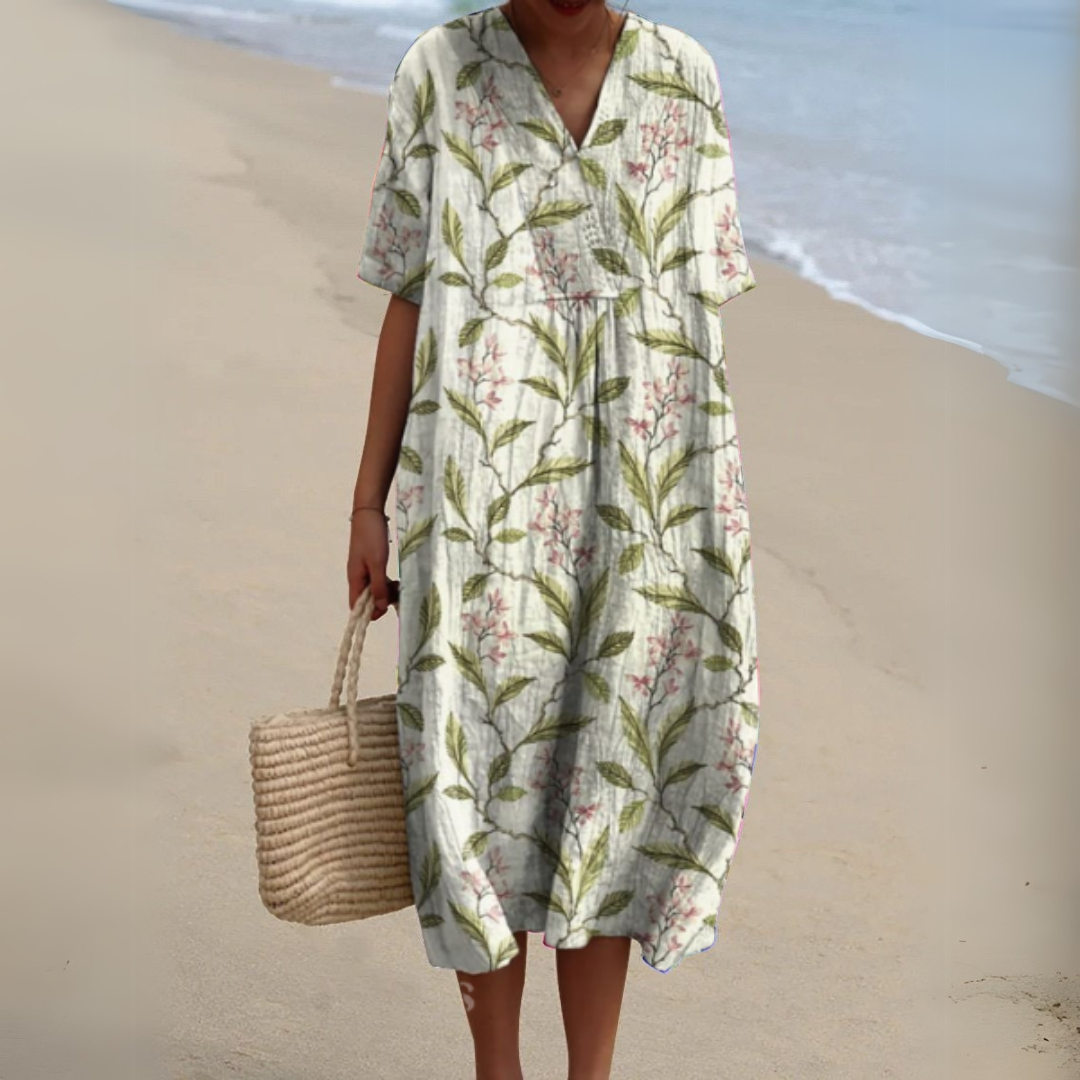The Orla – Elegant Floral Day Dress