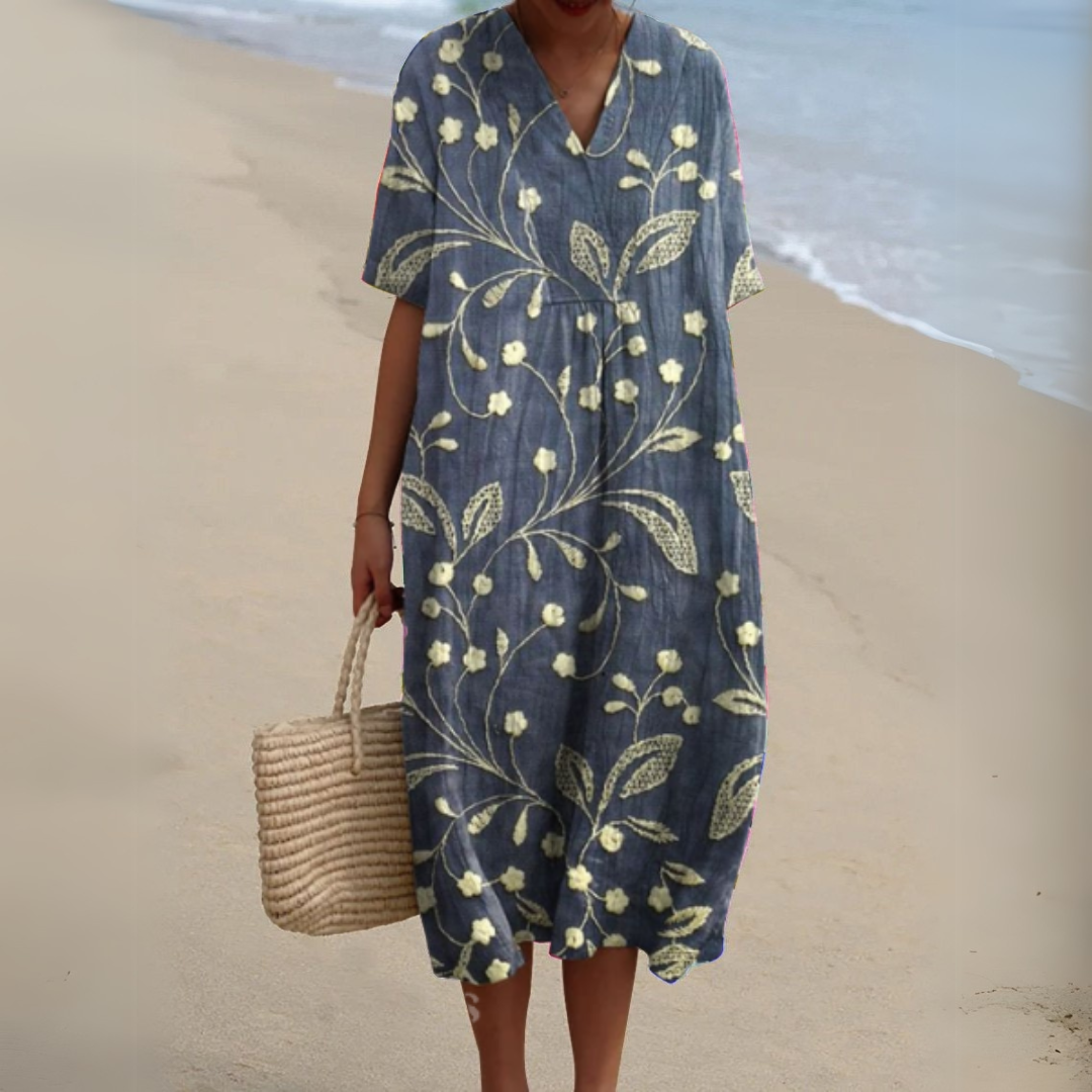 The Orla – Elegant Floral Day Dress