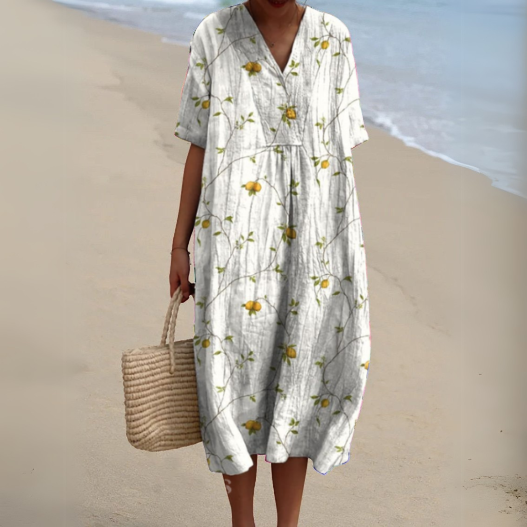 The Orla – Elegant Floral Day Dress
