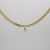 Kaya Thick Necklace – 18K Gold-Plated Cubic Zirconia Chain | Huna Jewelry