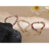 Ruth Prism Glow Bracelet – Rainbow Radiance in Baguette Cut | Huna Jewelry
