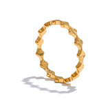 Ryann Star Ring – Dainty Diamond-Shaped Celestial Jewelry | Huna Jewelry