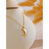 Adelfa Dolphin Pendant Necklace – Cute & Classic Animal Jewelry | Huna Jewelry