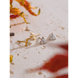 Greer Flower Stud Earrings – Sparkly & Elegant Daily Jewelry | Huna Jewelry