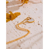 Dolly Heart Shell Pendant Necklace – Dainty & Elegant Jewelry | Huna Jewelry