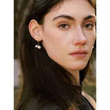 Lilibet Pearl Drop Earrings – Elegant & Timeless Dangle Jewelry | Huna Jewelry