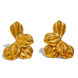 Alexandra Flower Stud Earrings – Delicate & Trendy Floral Jewelry | Huna Jewelry