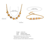 Angelica Freshwater Pearl Necklace – Elegant Vintage Beaded Jewelry | Huna Jewelry
