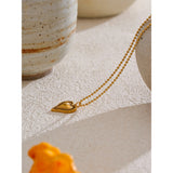 Golden Love Pendant Necklace – Timeless Gold Jewelry | Huna Jewelry