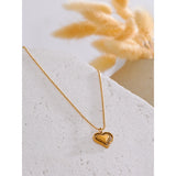 Golden Love Pendant Necklace – Timeless Gold Jewelry | Huna Jewelry