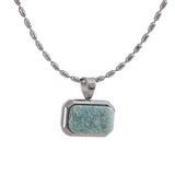 Cressida Natural Stone Pendant Necklace – Elegant & Stylish Jewelry | Huna Jewelry