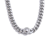 Cammie Cuban Chain Necklace for Men – 55cm Stainless Steel Waterproof Jewelry | Huna Jewelry